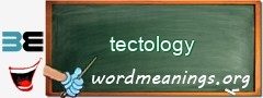 WordMeaning blackboard for tectology